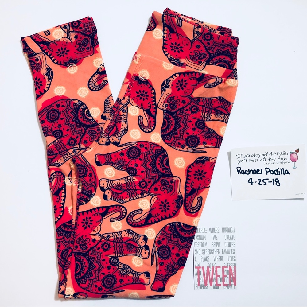 LuLaRoe Leggings Elephants